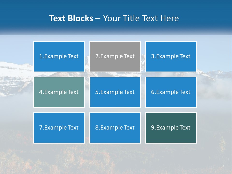 Cooling Power Technology PowerPoint Template