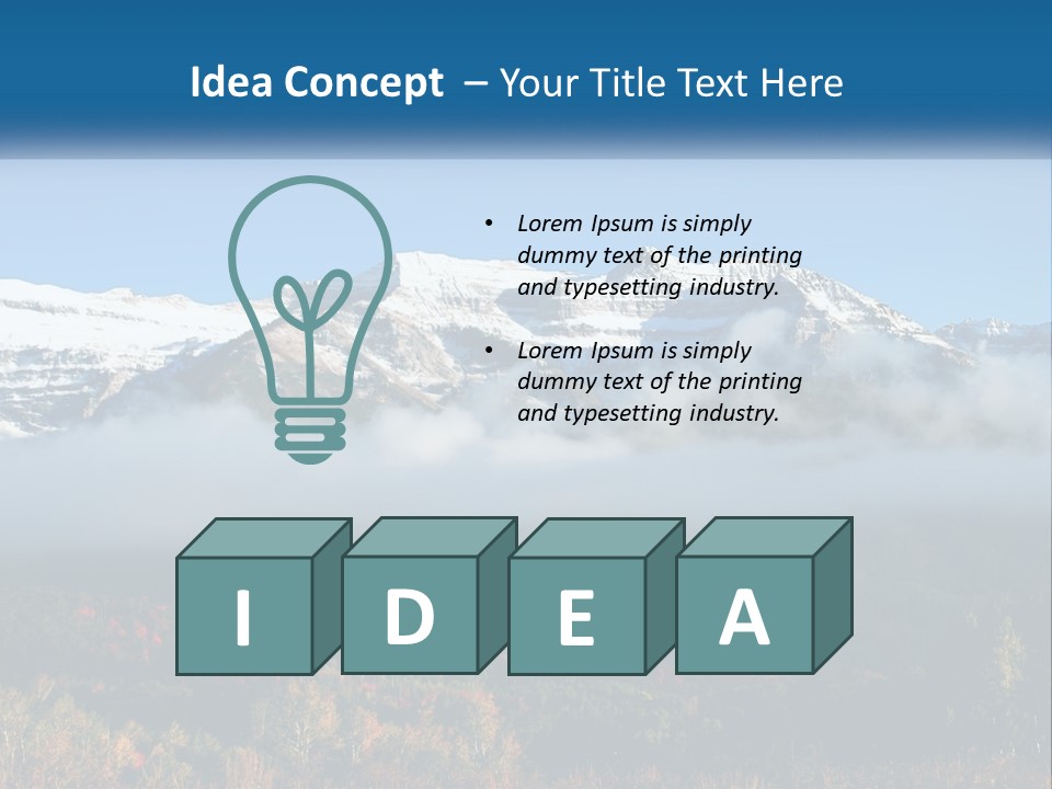 Cooling Power Technology PowerPoint Template