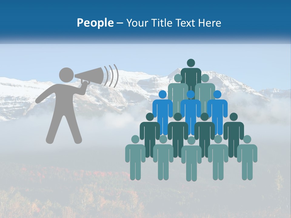 Cooling Power Technology PowerPoint Template