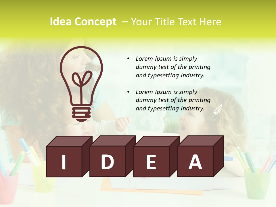 Electricity Home White PowerPoint Template