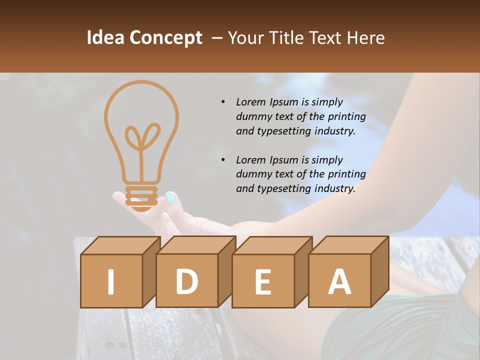Unit Ventilation Power PowerPoint Template
