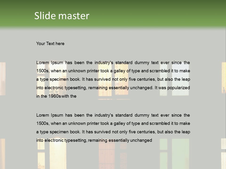 Switch Supply Home PowerPoint Template