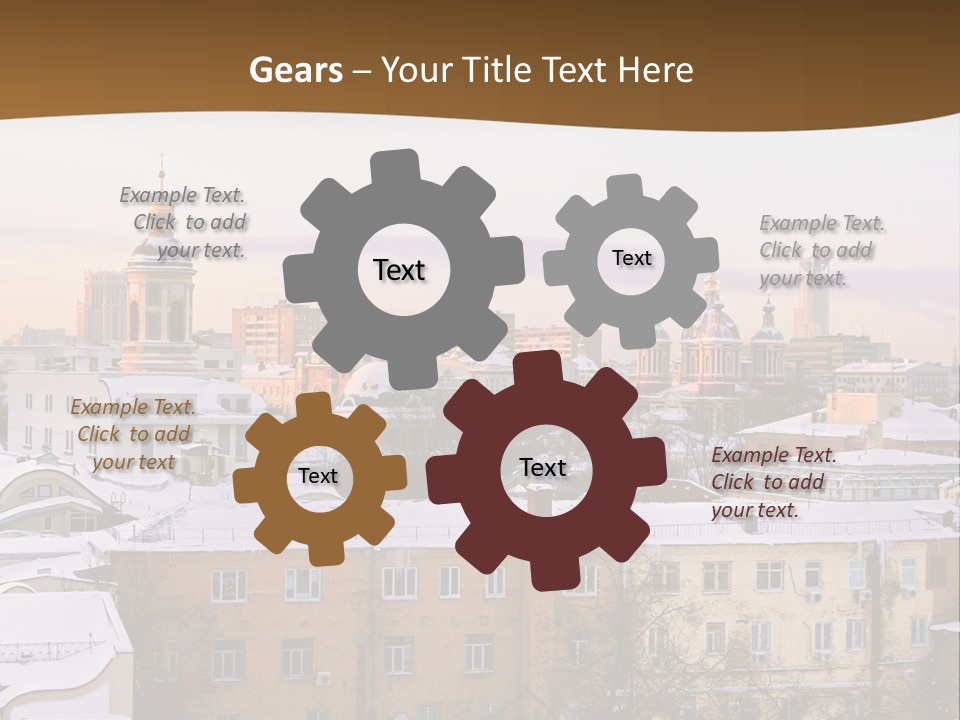 Electric House Part PowerPoint Template