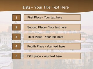 Electric House Part PowerPoint Template