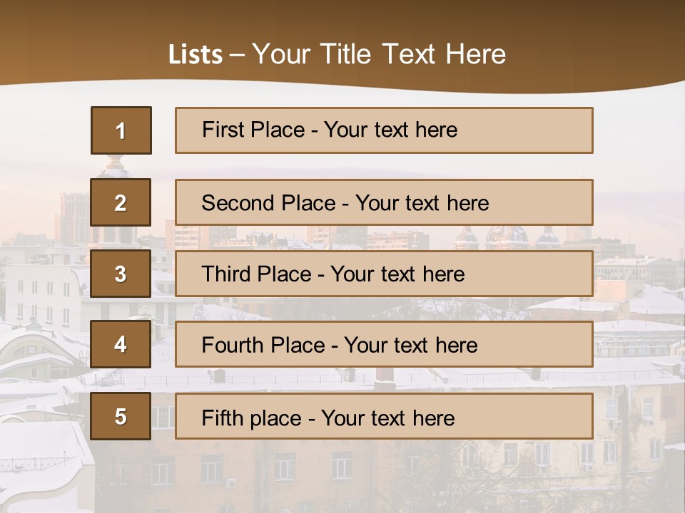 Electric House Part PowerPoint Template