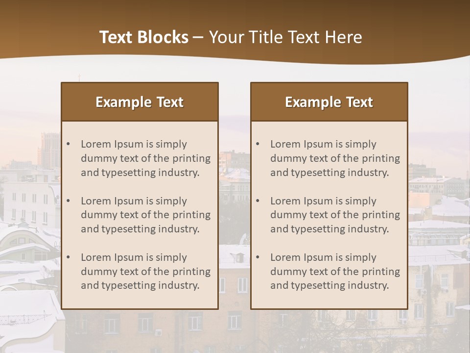 Electric House Part PowerPoint Template