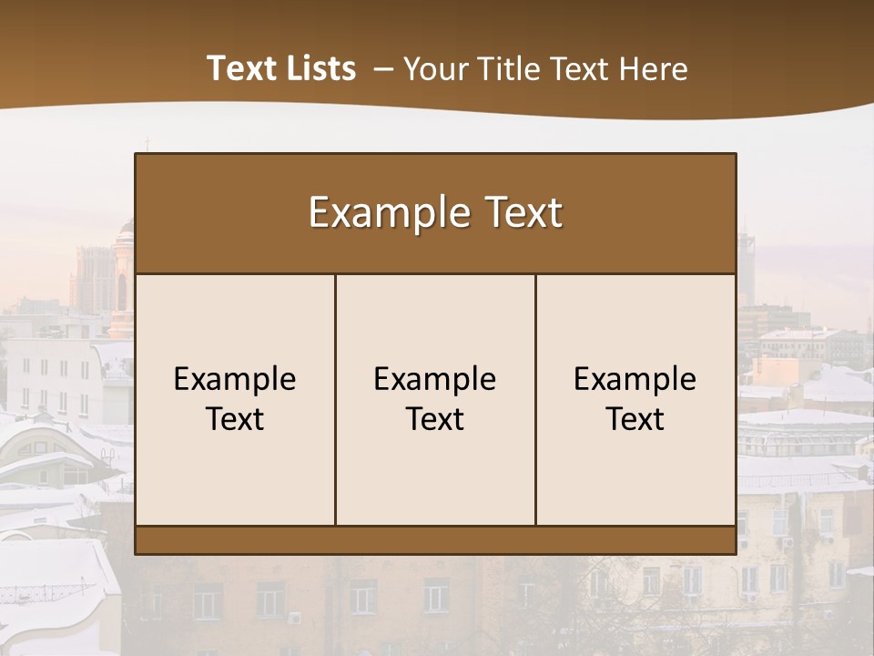 Electric House Part PowerPoint Template