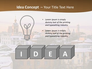 Electric House Part PowerPoint Template