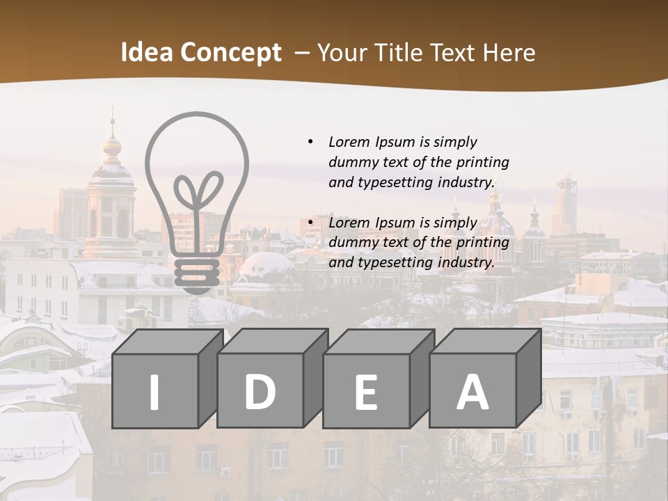 Electric House Part PowerPoint Template