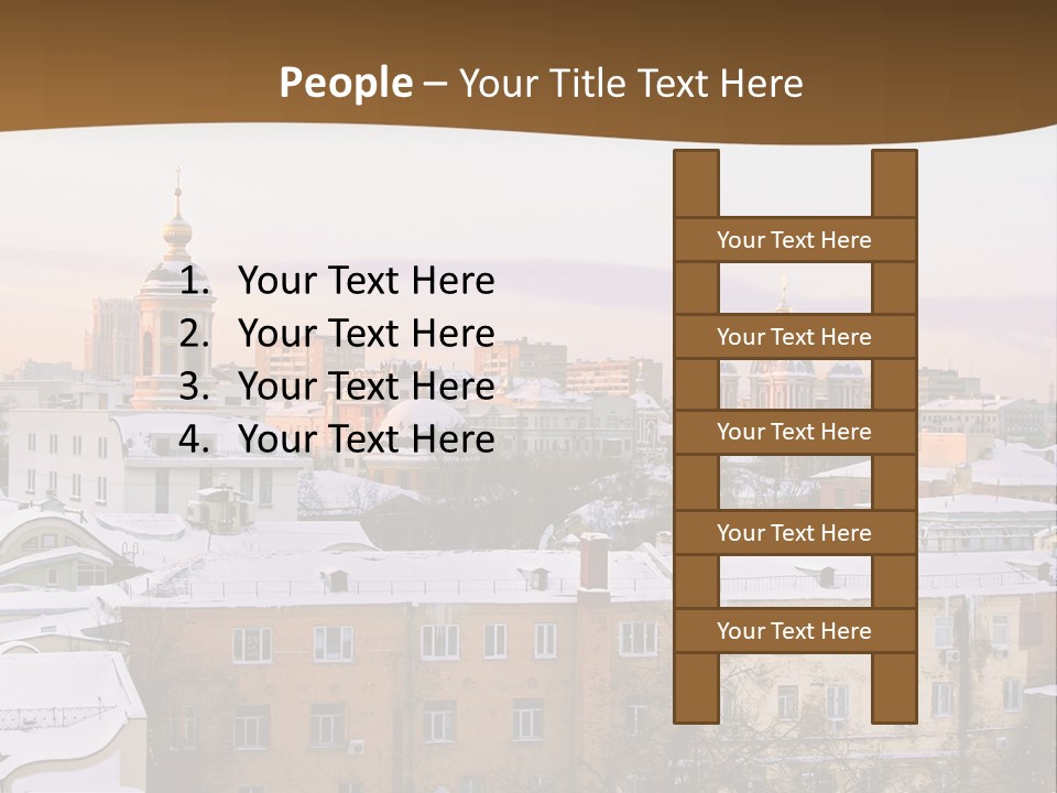 Electric House Part PowerPoint Template