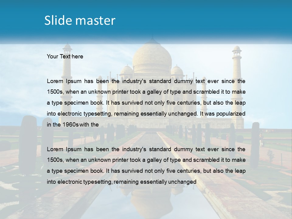 Electric Supply Power PowerPoint Template