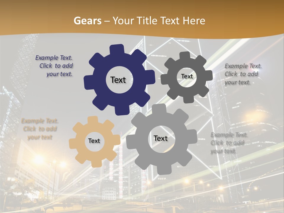 Electric Cold System PowerPoint Template