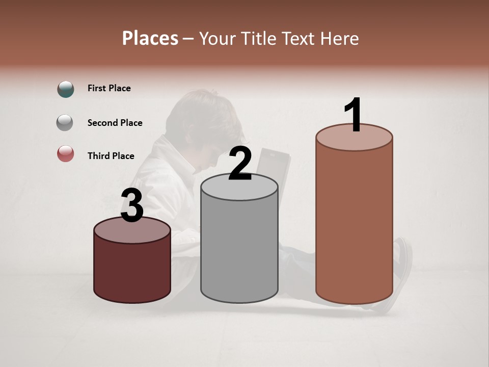 White Equipment Climate PowerPoint Template