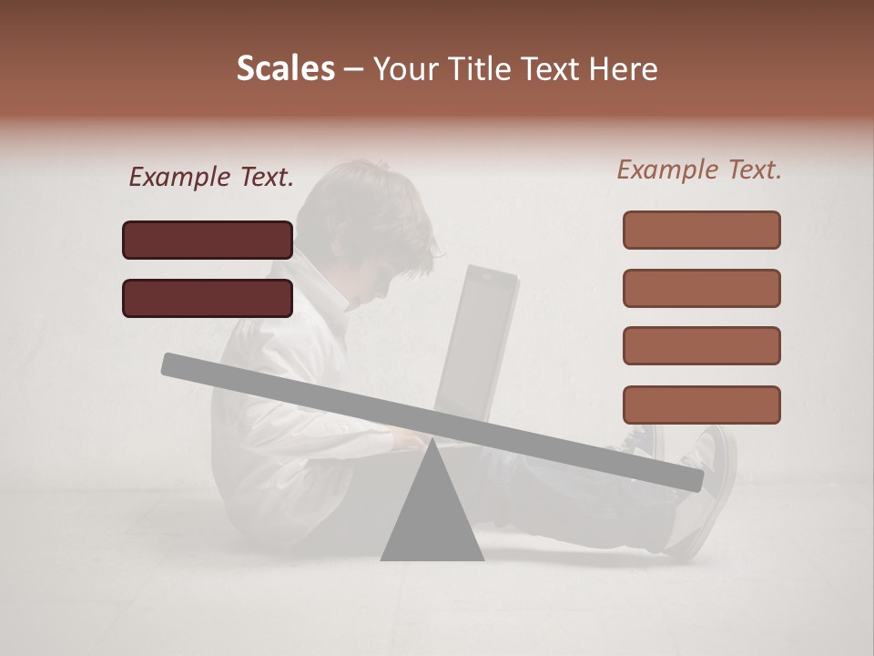 White Equipment Climate PowerPoint Template