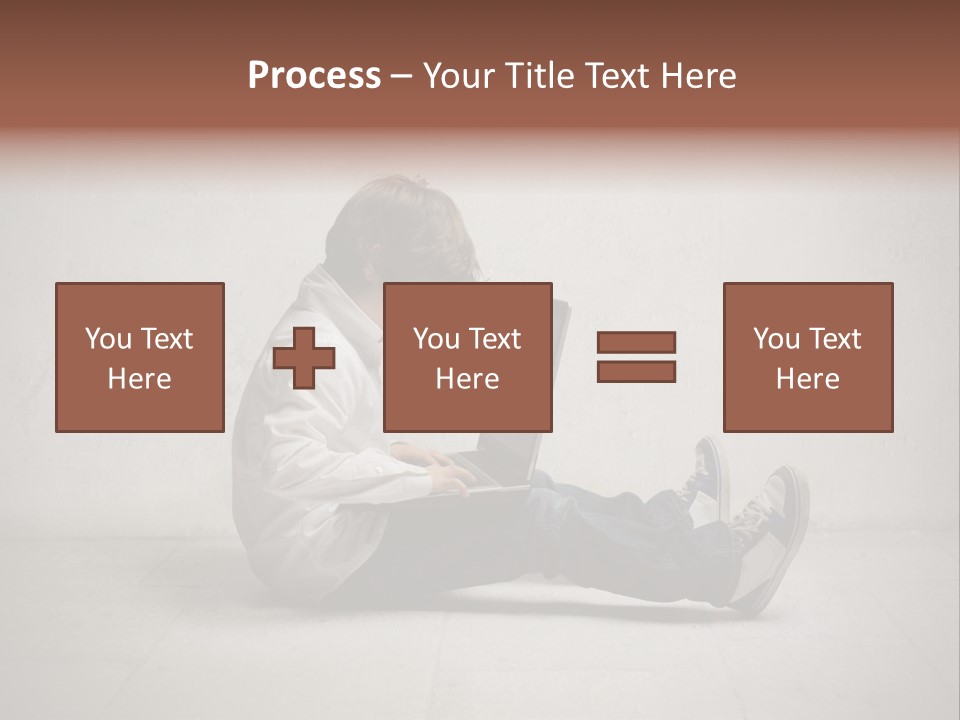 White Equipment Climate PowerPoint Template