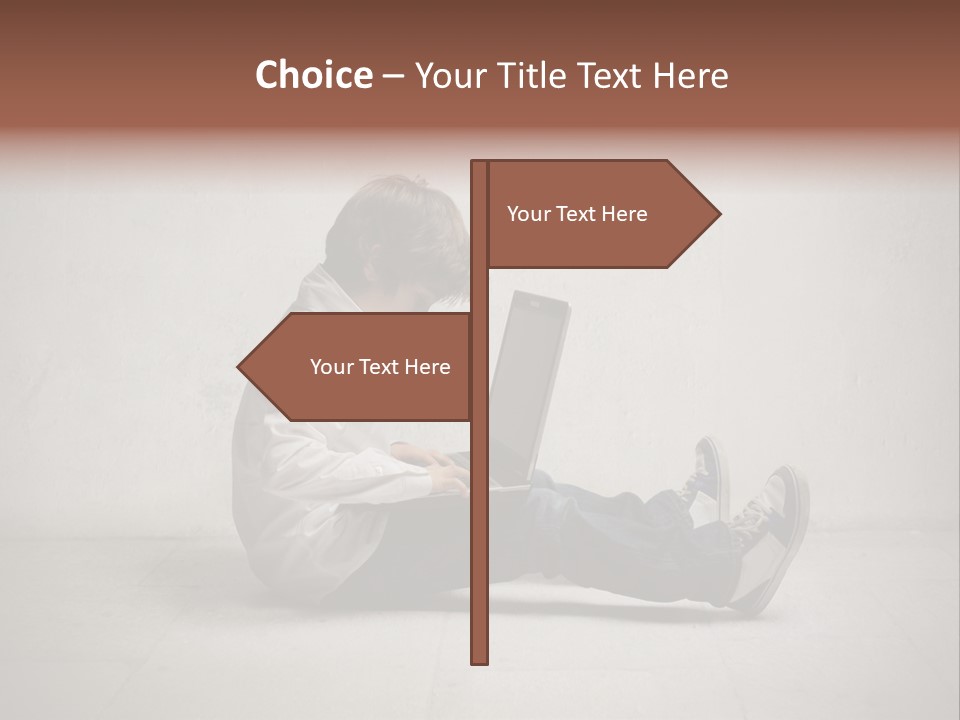White Equipment Climate PowerPoint Template