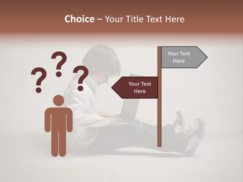White Equipment Climate PowerPoint Template