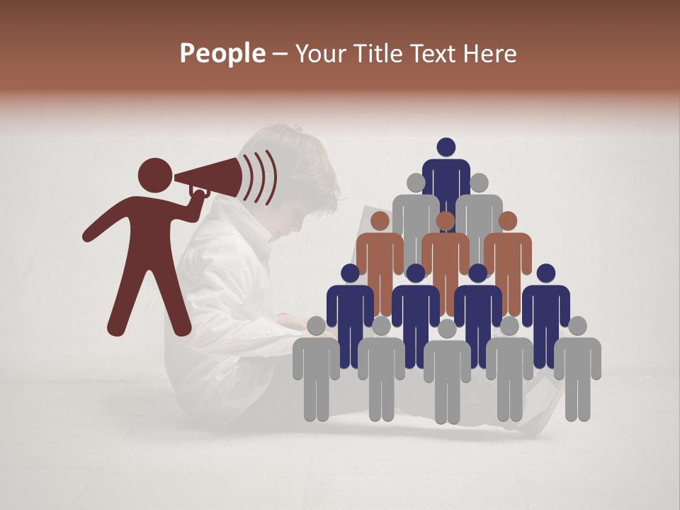 White Equipment Climate PowerPoint Template