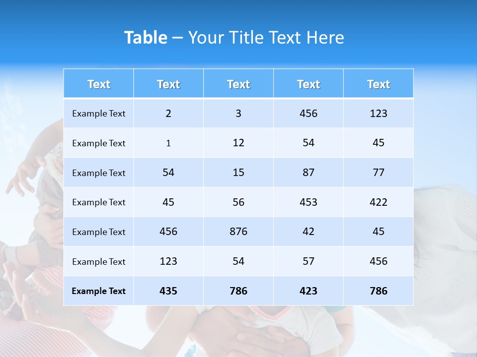 Air Cool Cold PowerPoint Template