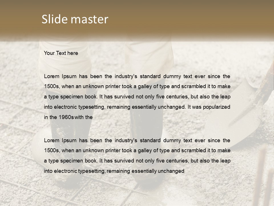 Part System Power PowerPoint Template