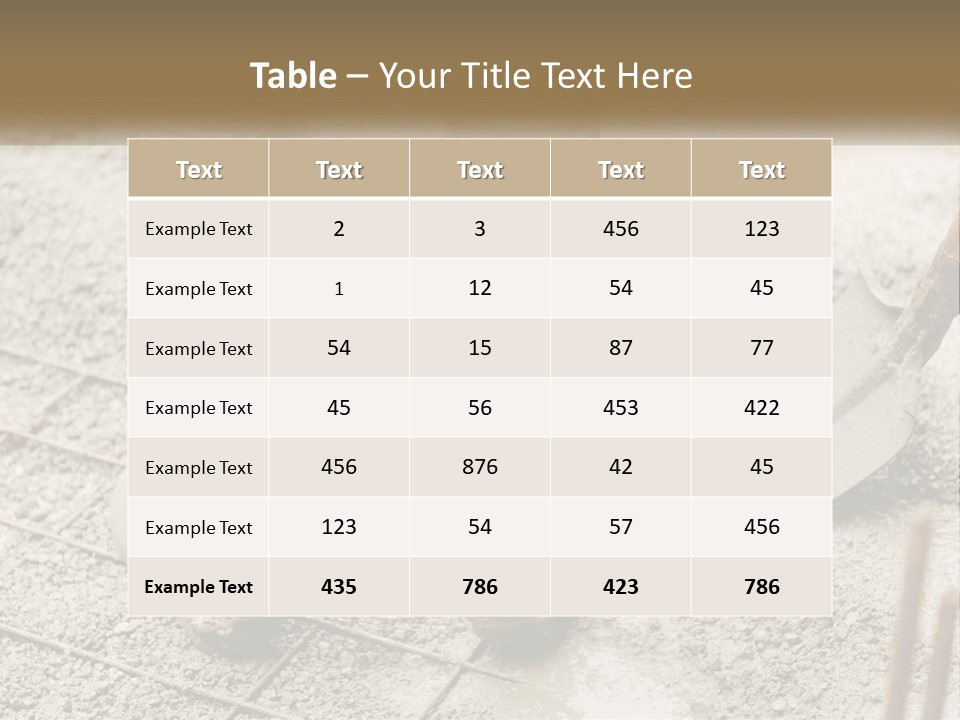 Part System Power PowerPoint Template
