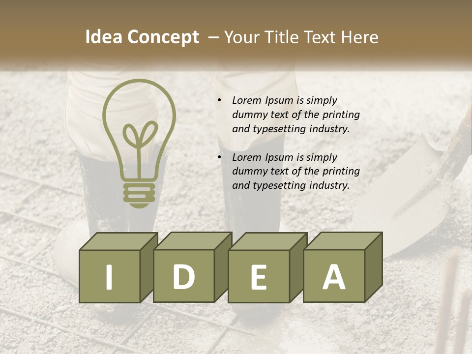 Part System Power PowerPoint Template