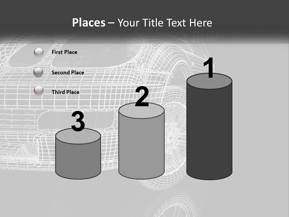 Technology Cool Temperature PowerPoint Template