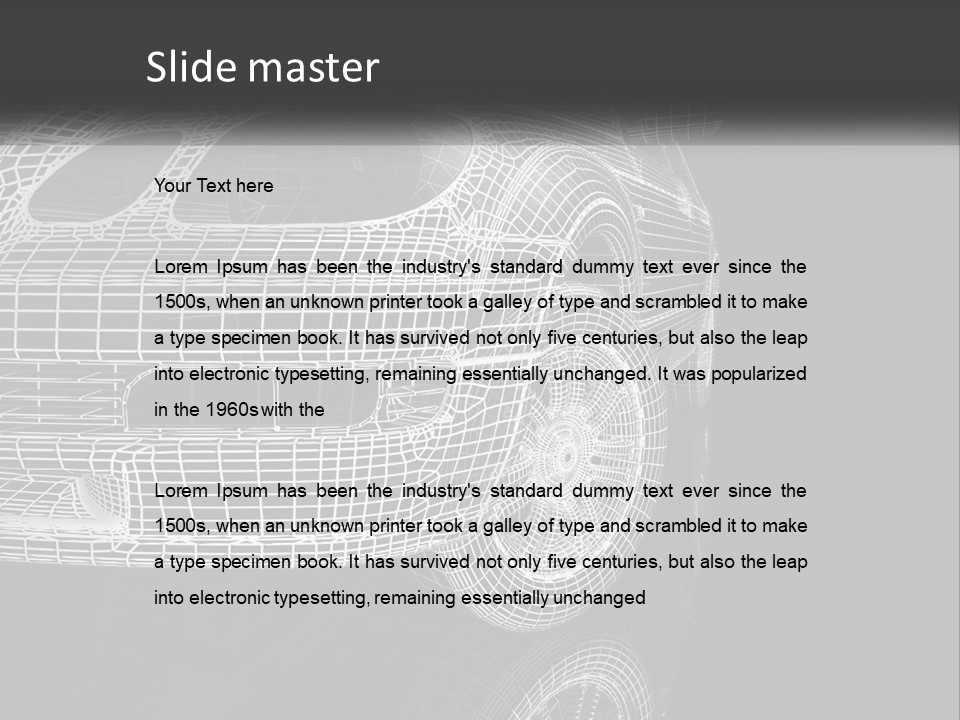 Technology Cool Temperature PowerPoint Template