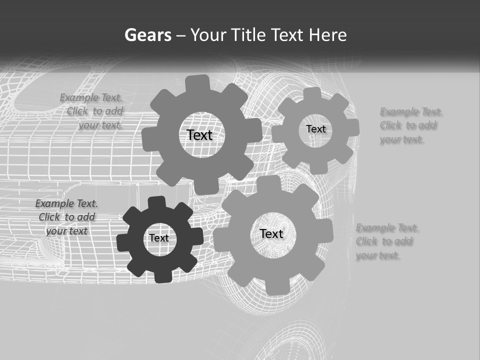 Technology Cool Temperature PowerPoint Template