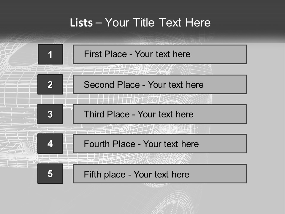 Technology Cool Temperature PowerPoint Template