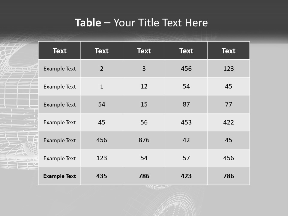 Technology Cool Temperature PowerPoint Template