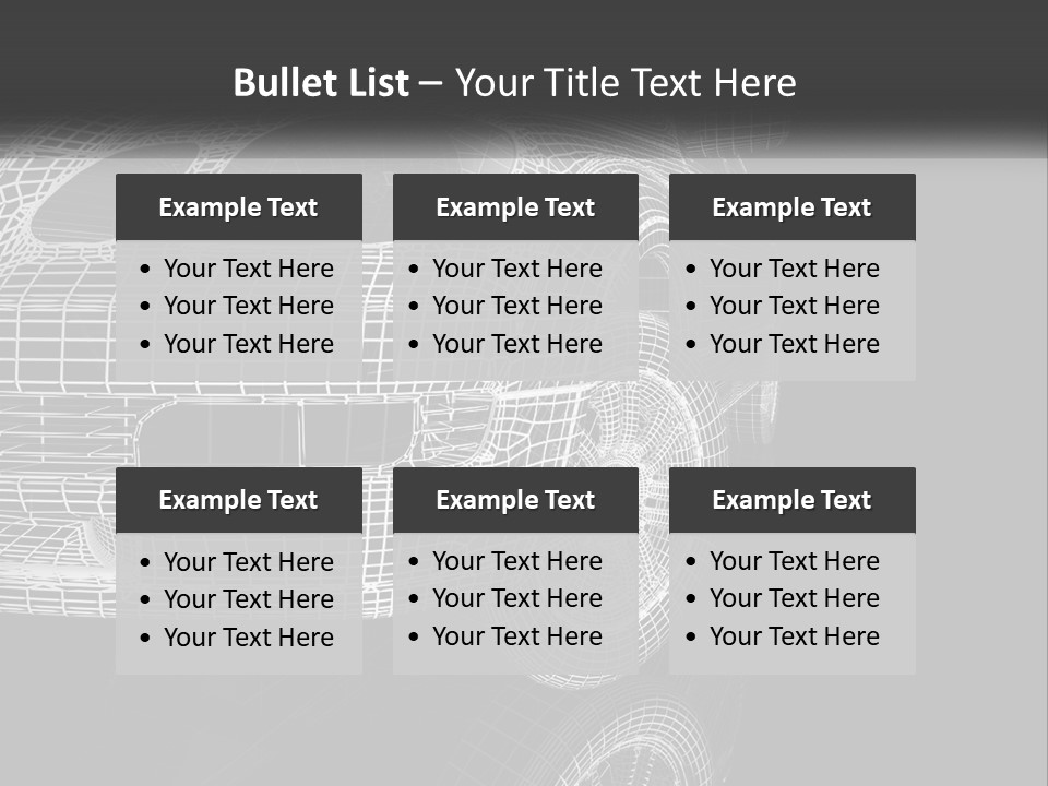 Technology Cool Temperature PowerPoint Template