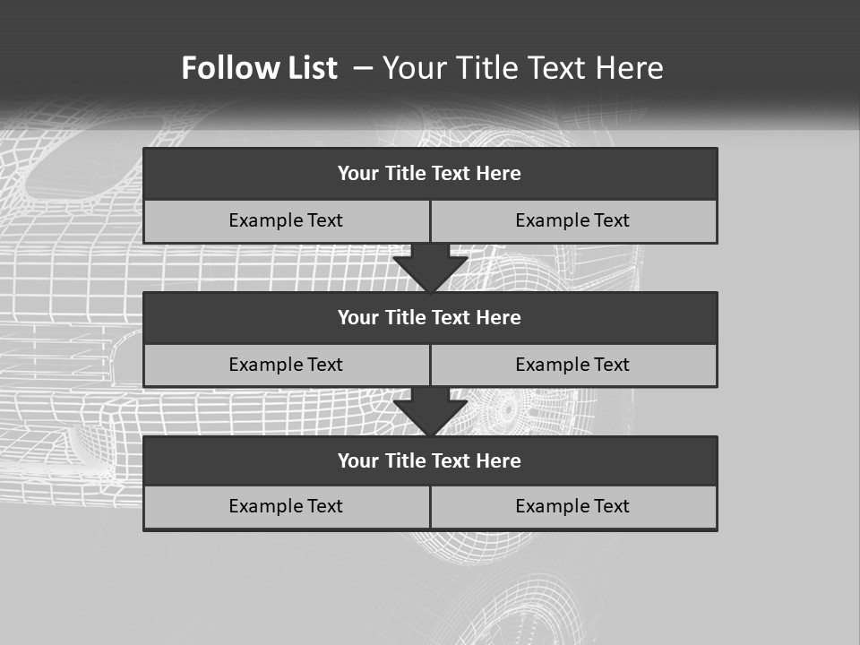Technology Cool Temperature PowerPoint Template