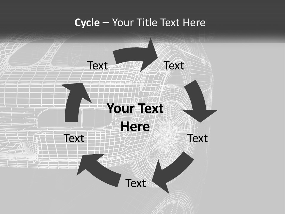 Technology Cool Temperature PowerPoint Template