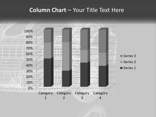 Technology Cool Temperature PowerPoint Template