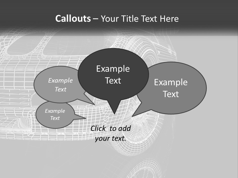 Technology Cool Temperature PowerPoint Template