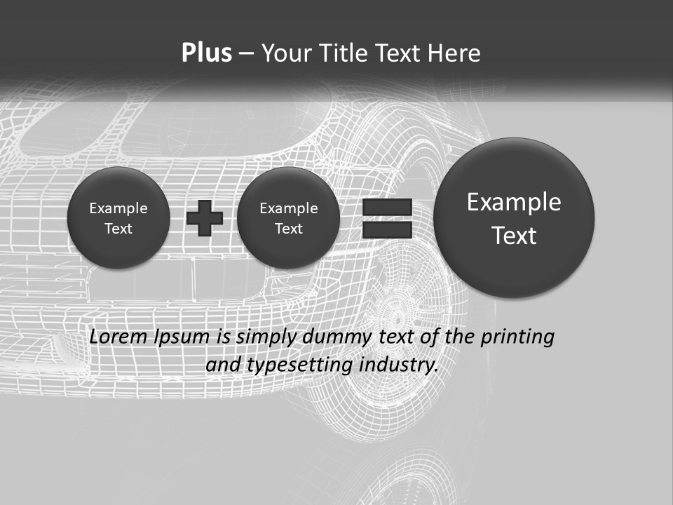 Technology Cool Temperature PowerPoint Template