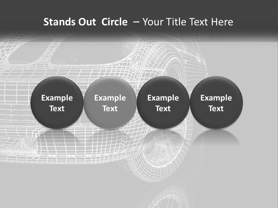 Technology Cool Temperature PowerPoint Template
