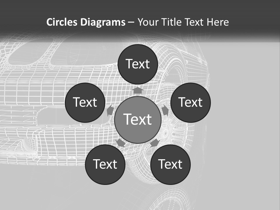 Technology Cool Temperature PowerPoint Template