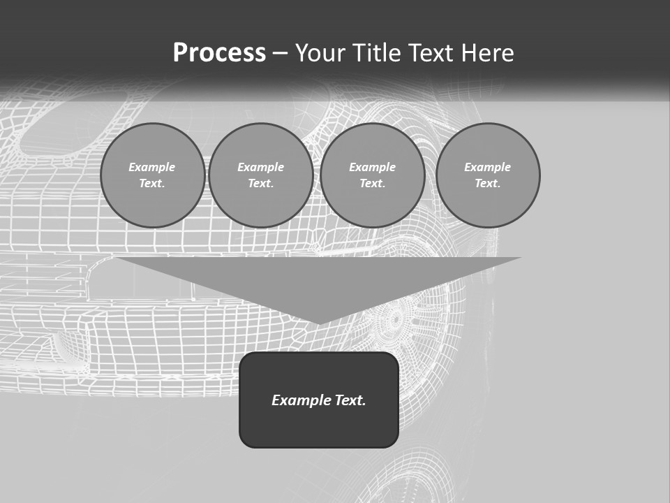 Technology Cool Temperature PowerPoint Template