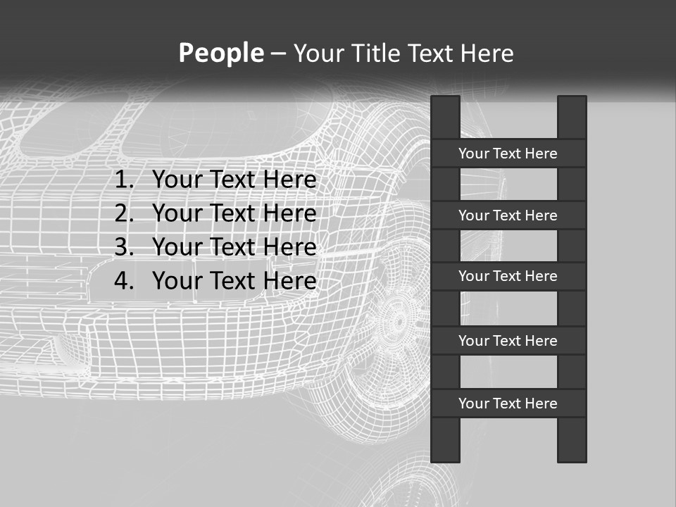 Technology Cool Temperature PowerPoint Template