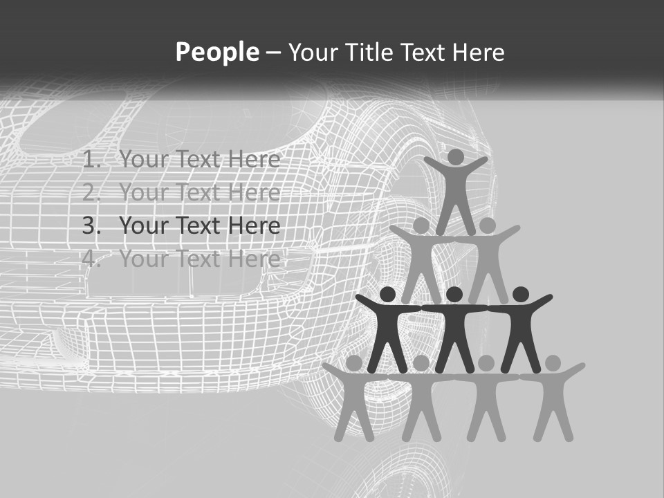 Technology Cool Temperature PowerPoint Template