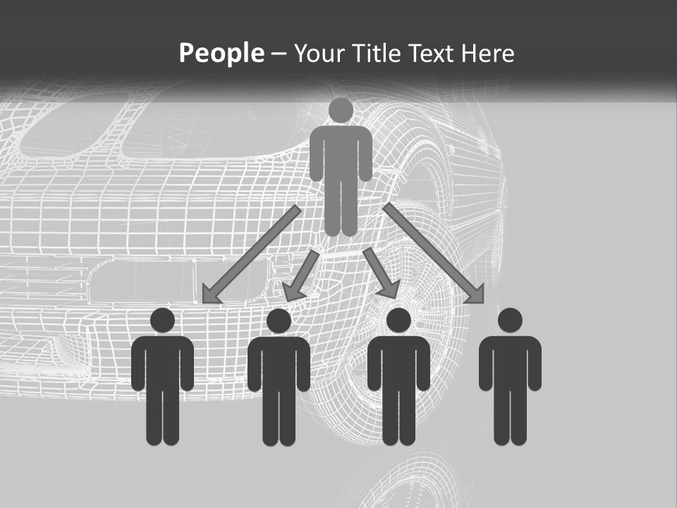 Technology Cool Temperature PowerPoint Template