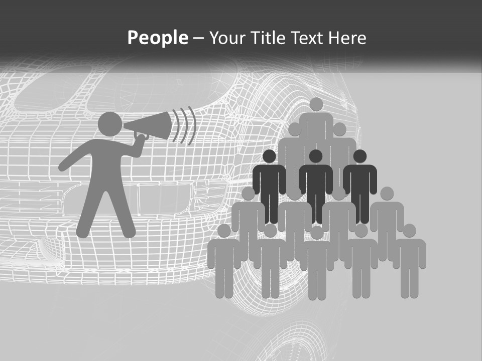 Technology Cool Temperature PowerPoint Template