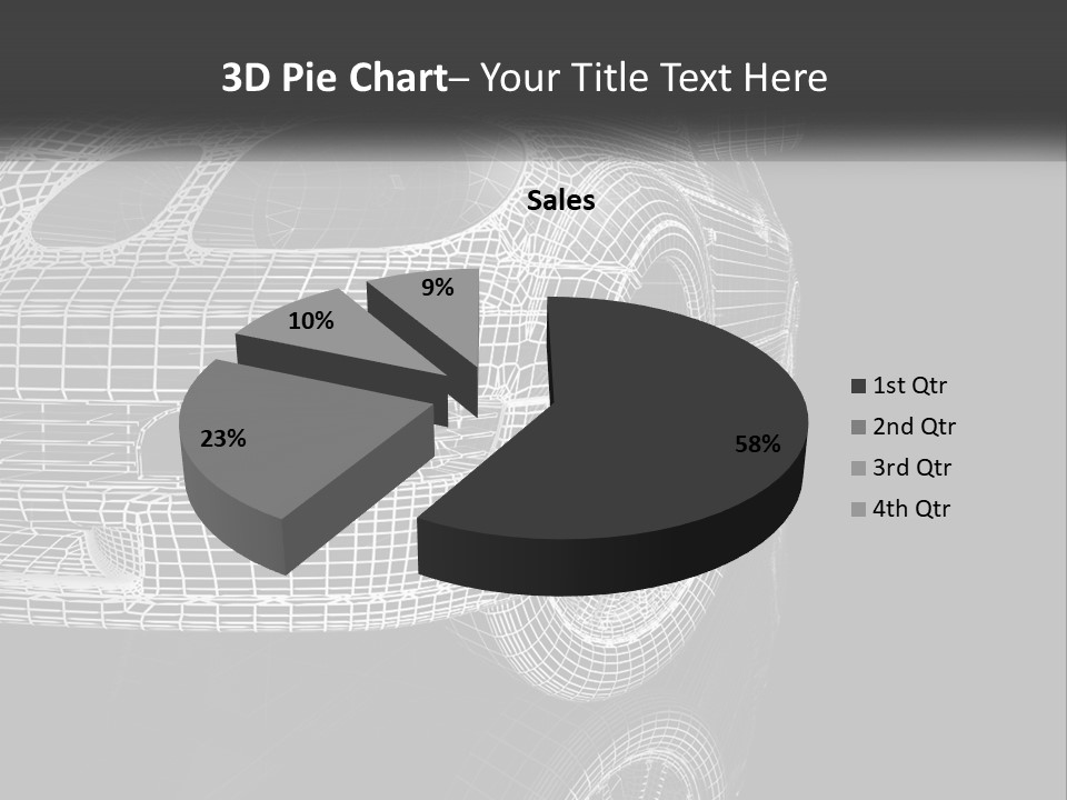 Technology Cool Temperature PowerPoint Template
