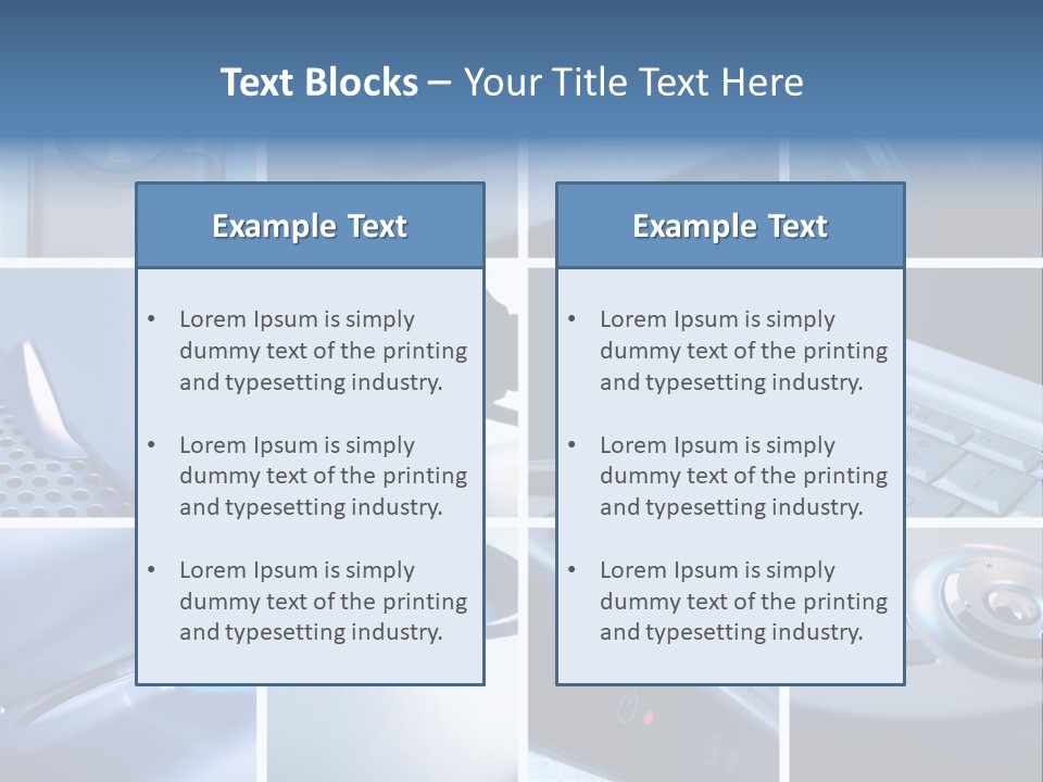 Equipment Condition Electric PowerPoint Template