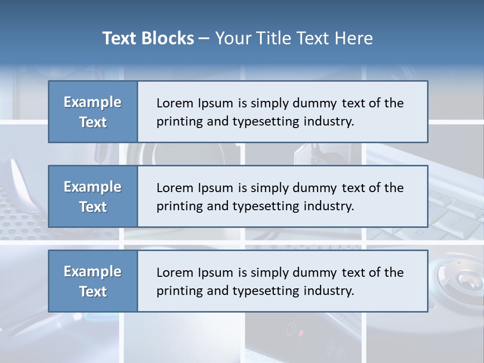 Equipment Condition Electric PowerPoint Template