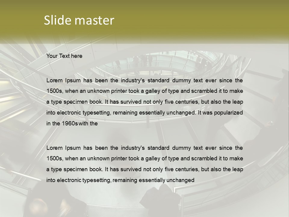 Cold White Technology PowerPoint Template