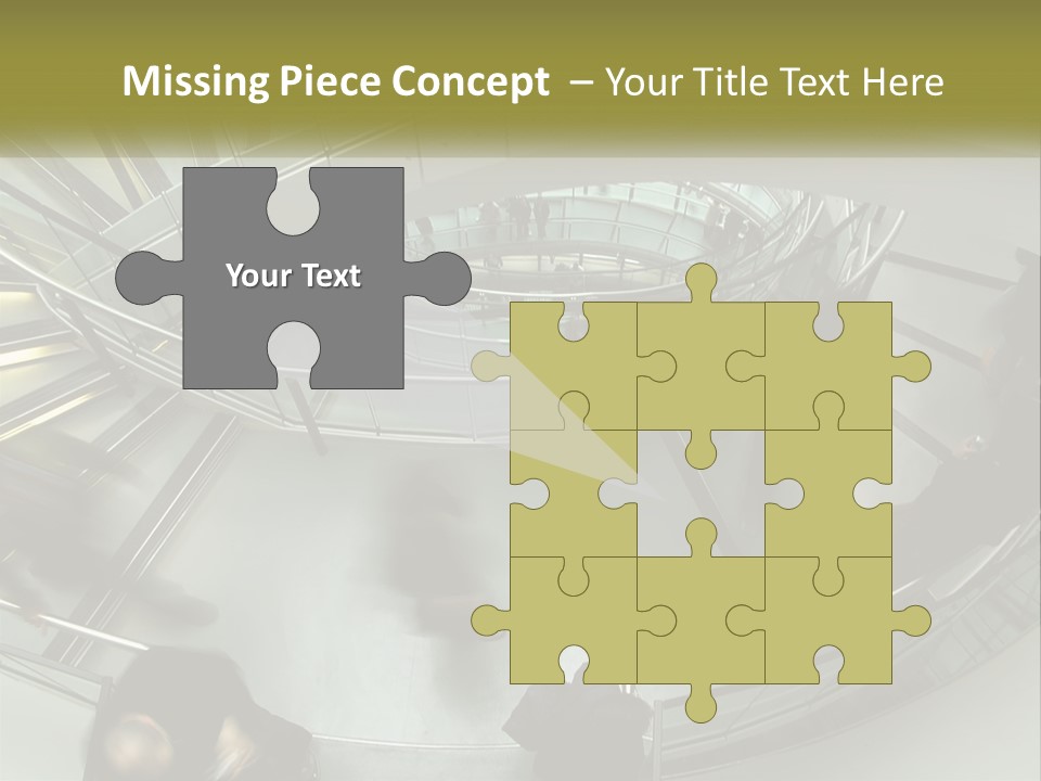 Cold White Technology PowerPoint Template