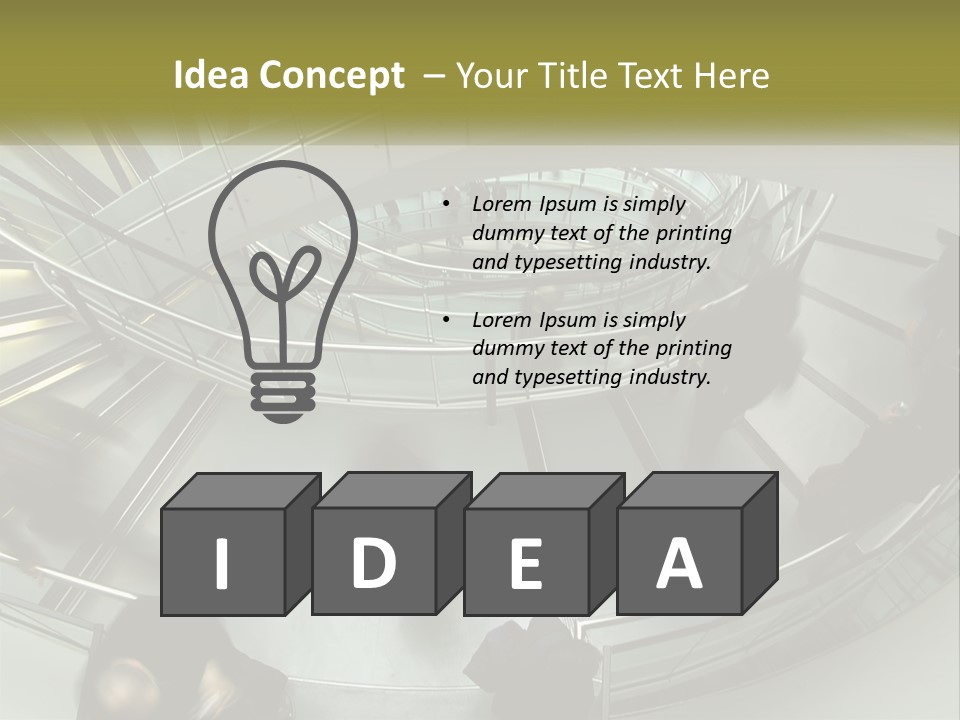 Cold White Technology PowerPoint Template
